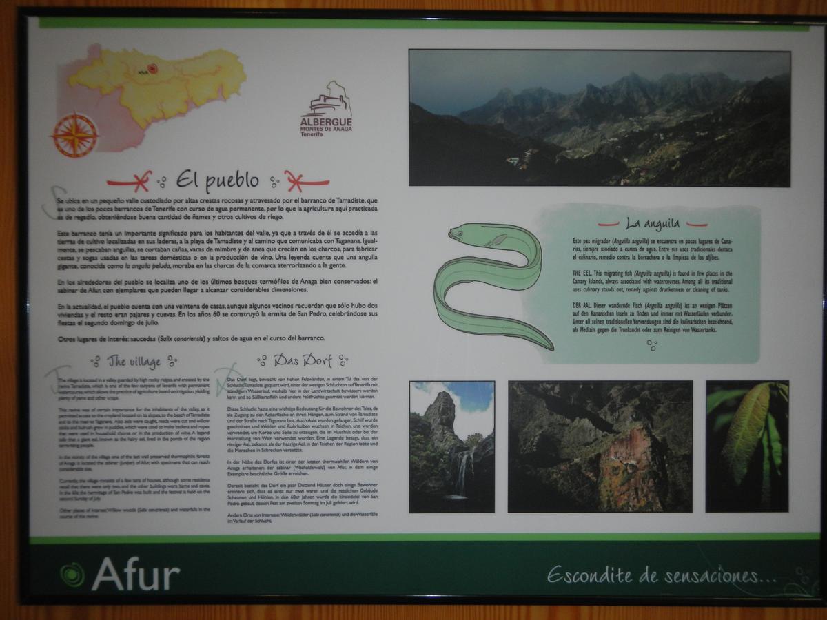 Albergue Montes De Anaga El Bailadero Kültér fotó